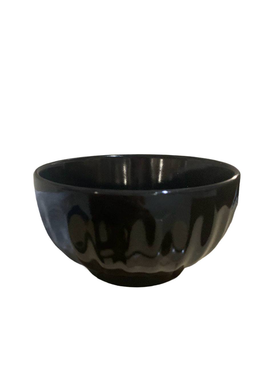 CERAMIC BOWL BLACK COLOR