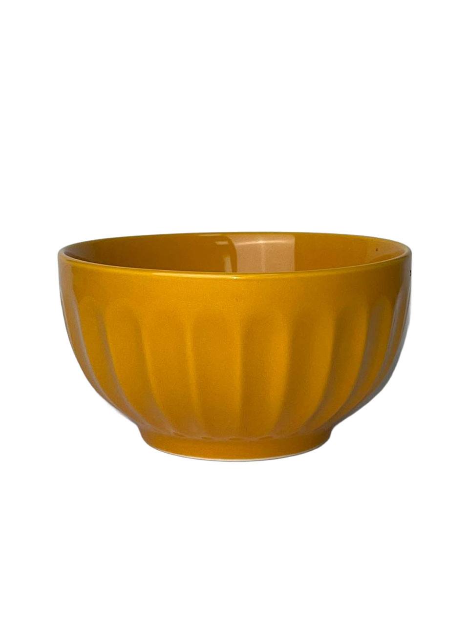 CERAMIC BOWL ORANGE COLOR