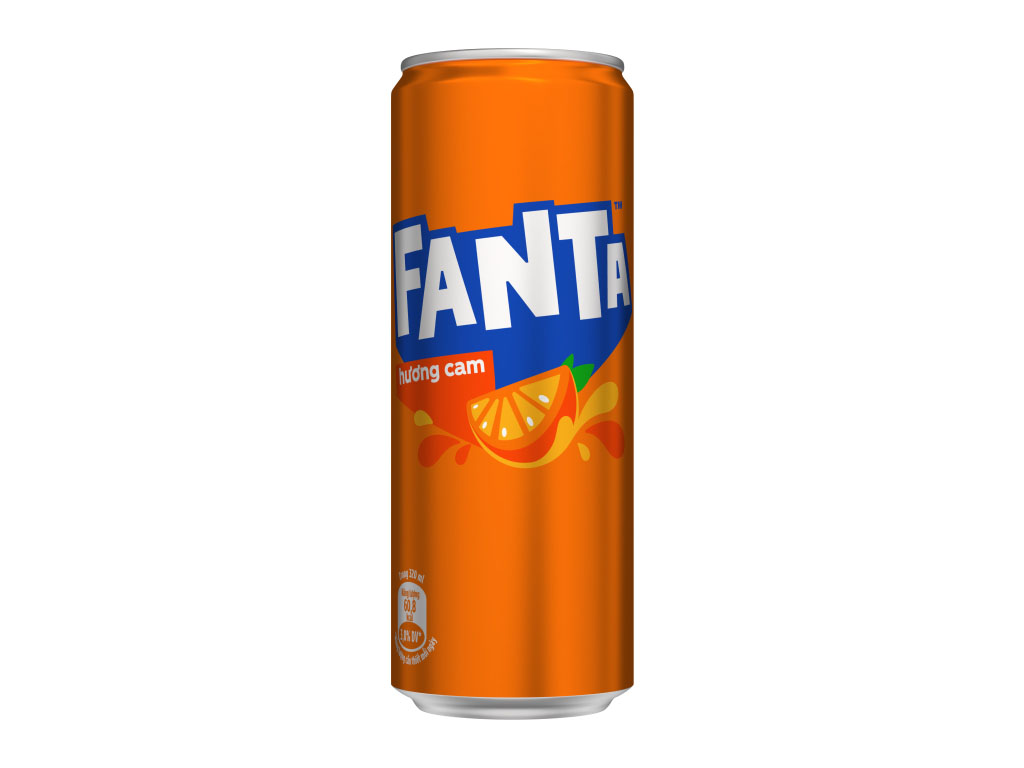 Fanta Sleek Orange 320ml Vietnam