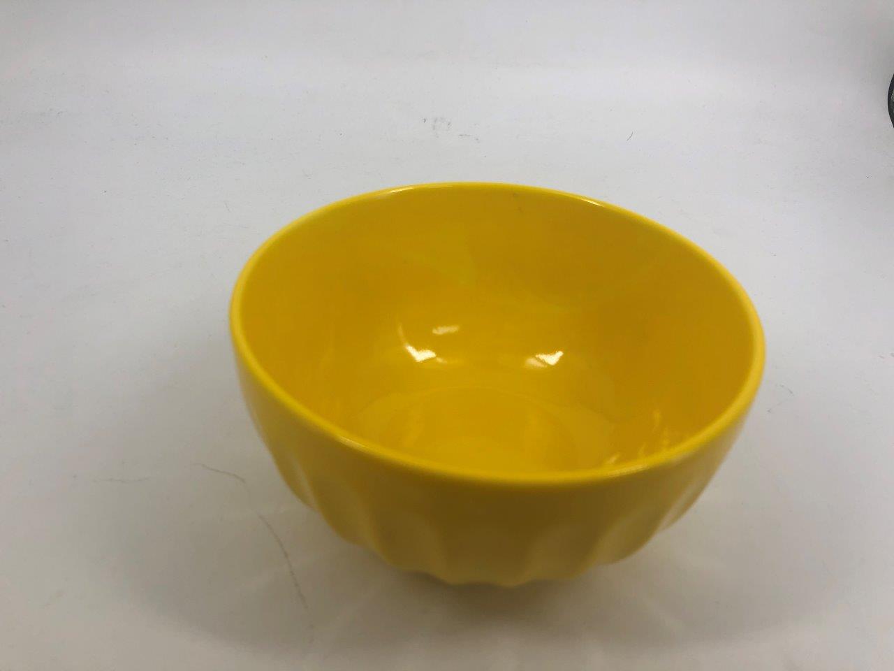 CERAMIC BOWL YELLOW COLOR