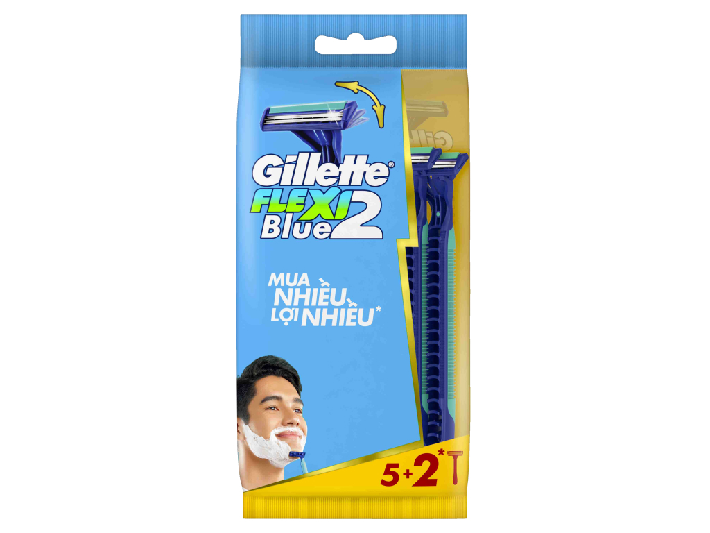 Gillette Razor Blue 2 Flexi 5+2