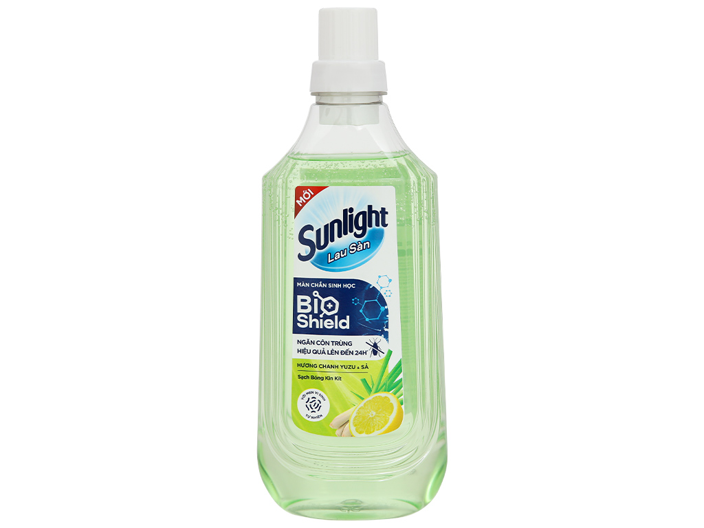 Sunlight floor cleaner Bioshield yuzu lemon & lemongrass 1kg Bottle - Clean, fresh and deodorized