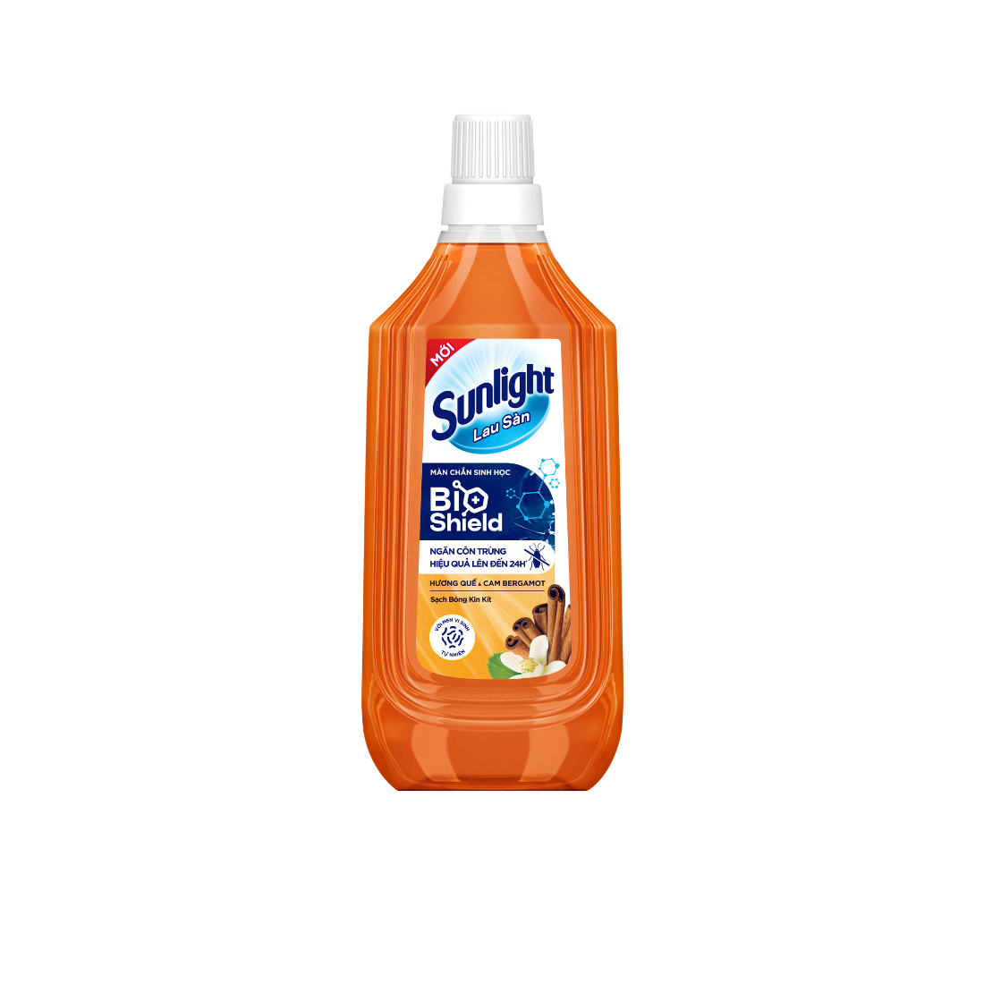 Sunlight floor cleaner Bioshield cinnamon and orange 1kg Bottle - Clean,pleasant and deodorizing fragrance