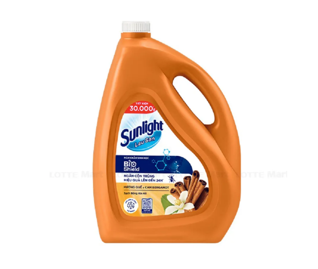 Sunlight floor cleaner Bioshield cinnamon and orange 3.6kg Can - Clean,pleasant and deodorizing fragrance