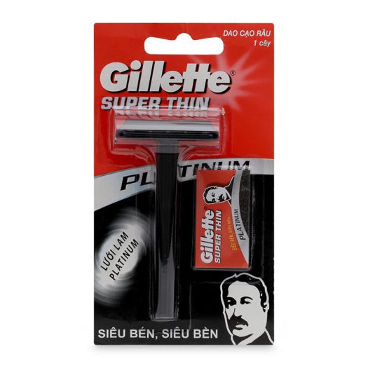 Gillette Razor Super Thin Platinum Razor , High Quality Products, Trusted by Millions