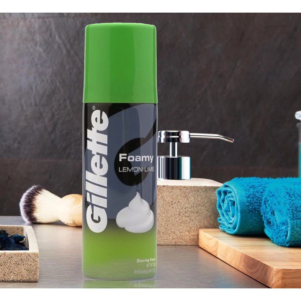 Gillette Foamy Lemon Lime 50g  – Smooth, Clean & Refreshing