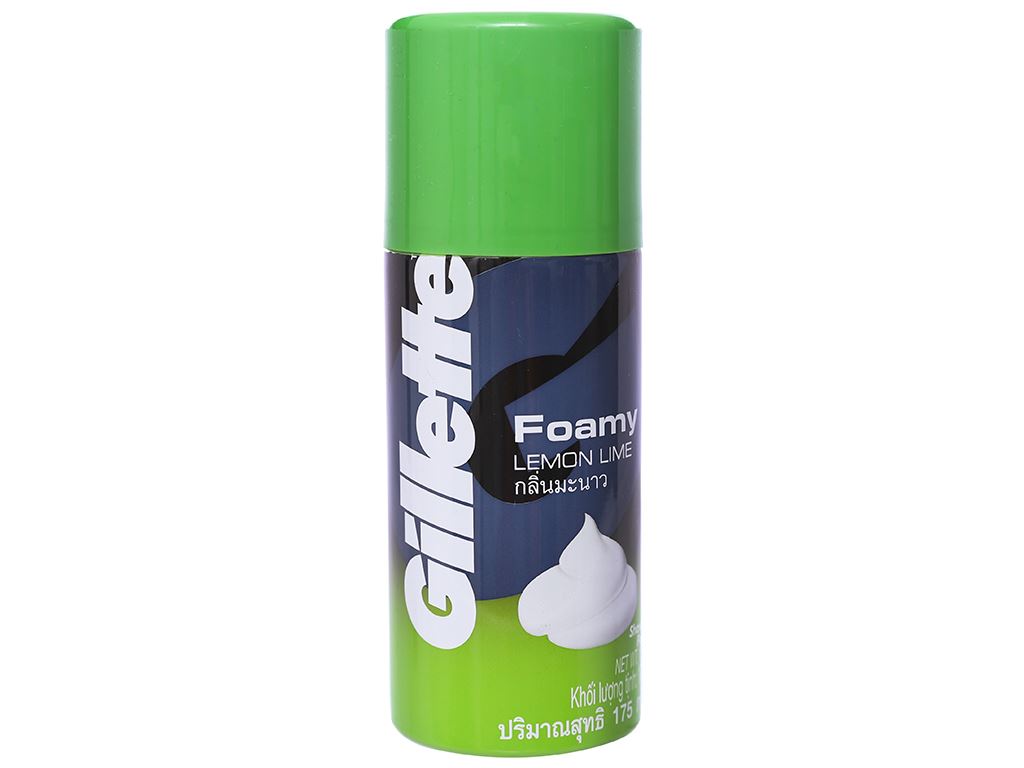 Gillette Foamy Lemon Lime 175g – Smooth, Clean & Refreshing