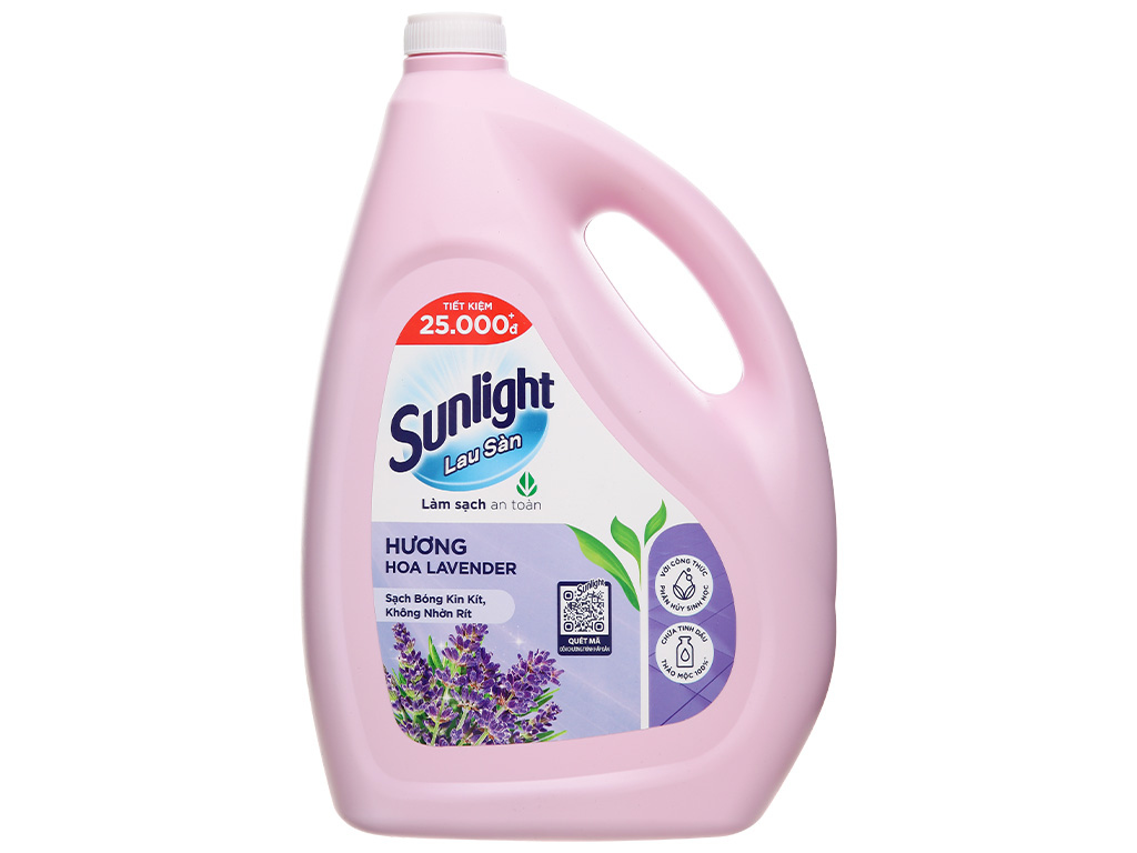 Sunlight Floor Cleaner Lavender 3.6kg Can - Clean, naturally fragrant