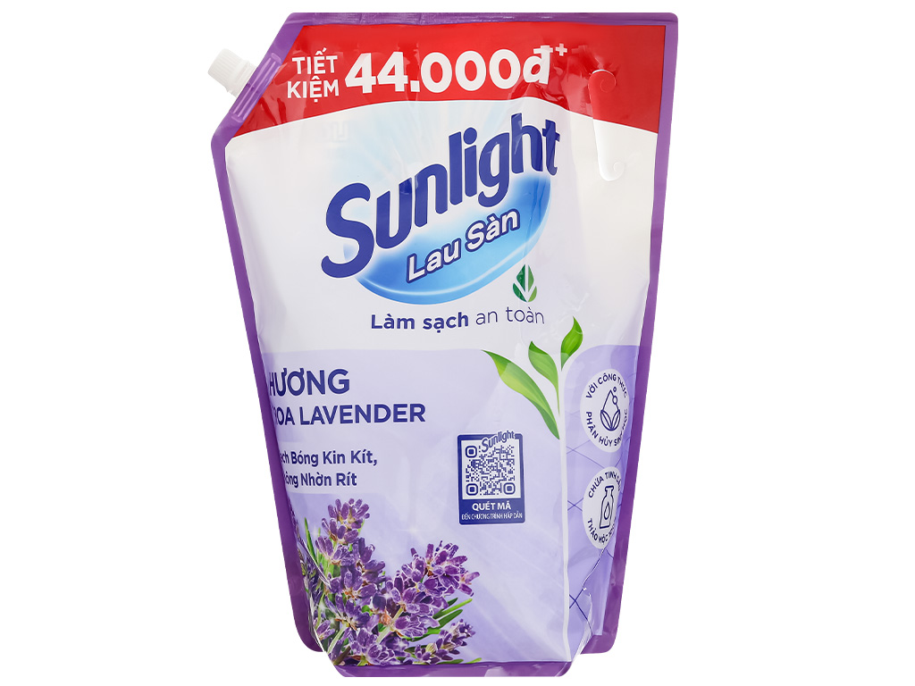 Sunlight Floor Cleaner Lavender 3.6kg Bag - Clean, naturally fragrant