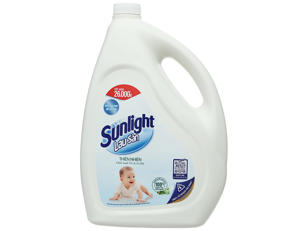 Sunlight Floor Cleaner Natural Floral 3.6kg Cans - Clean,pleasant and deodorizing fragrance