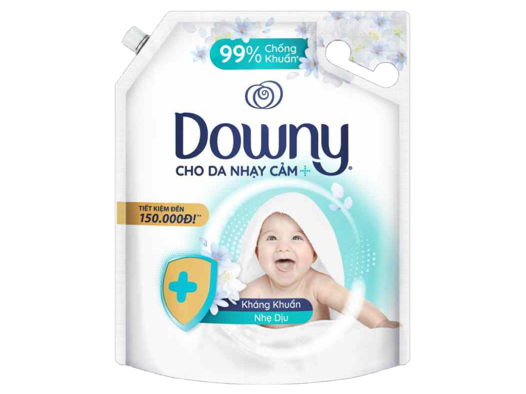 Downy Sensitive 3L x 4 bags Bag, Gentle, fragrant perfume