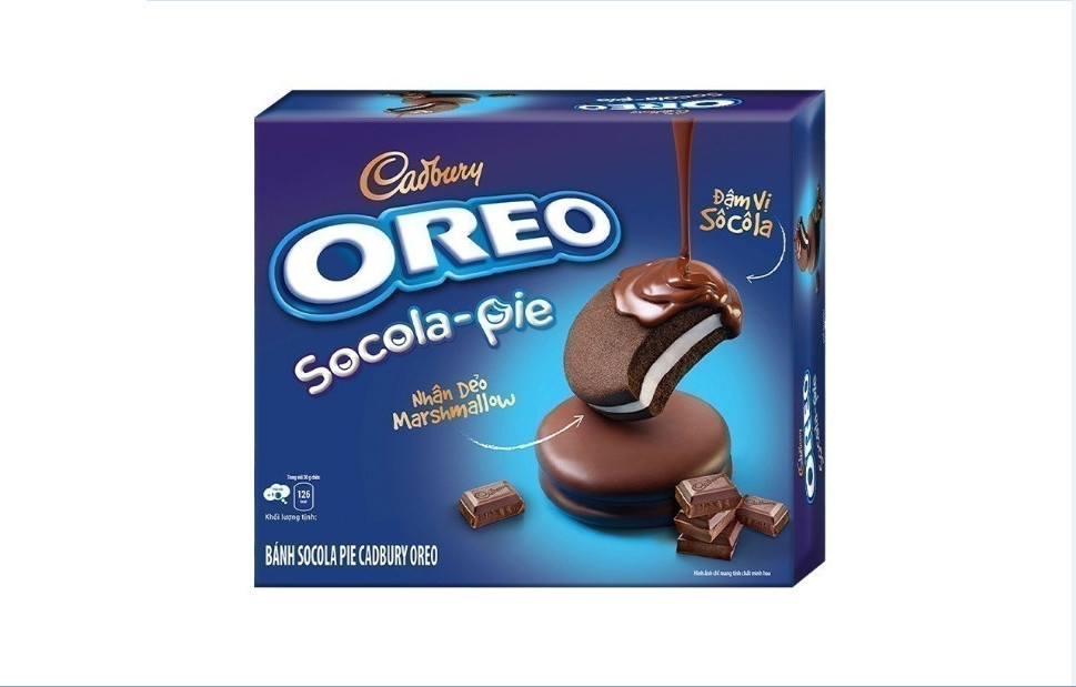 Cadbury Oreo Socola-Pie Marshmallow 336g delicious, rich in flavor