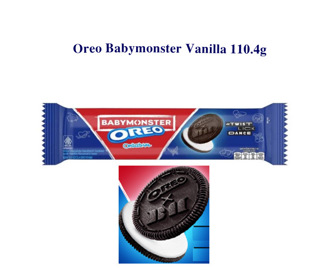 Oreo Babymonster Vanilla 110.4gr Explosive flavor