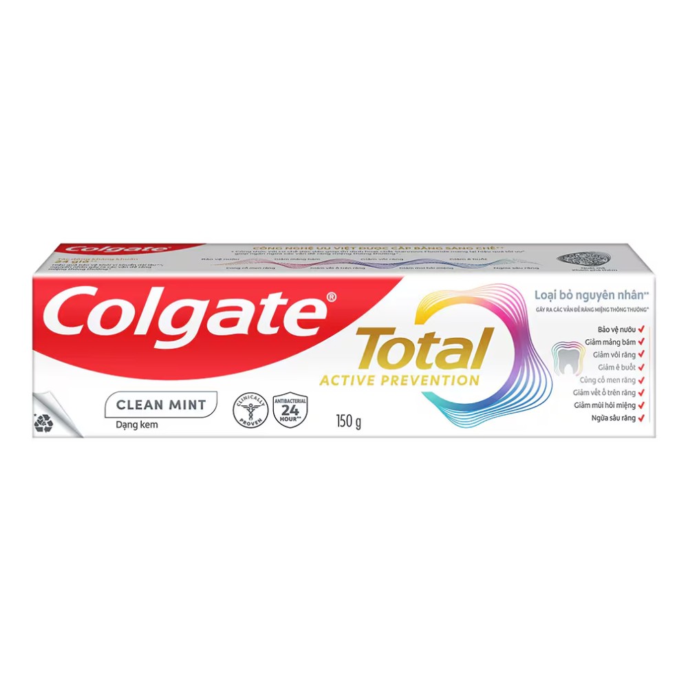 Colgate Toothpaste Total Active Clean Mint Paste 150g