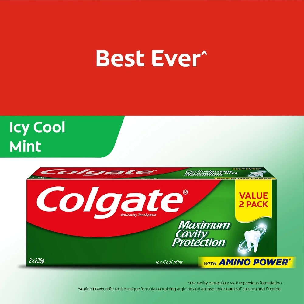Colgate Toothpaste Cavity Protection StrongTeeth - Icy Cool mint 225g x36pcs 1 1 89