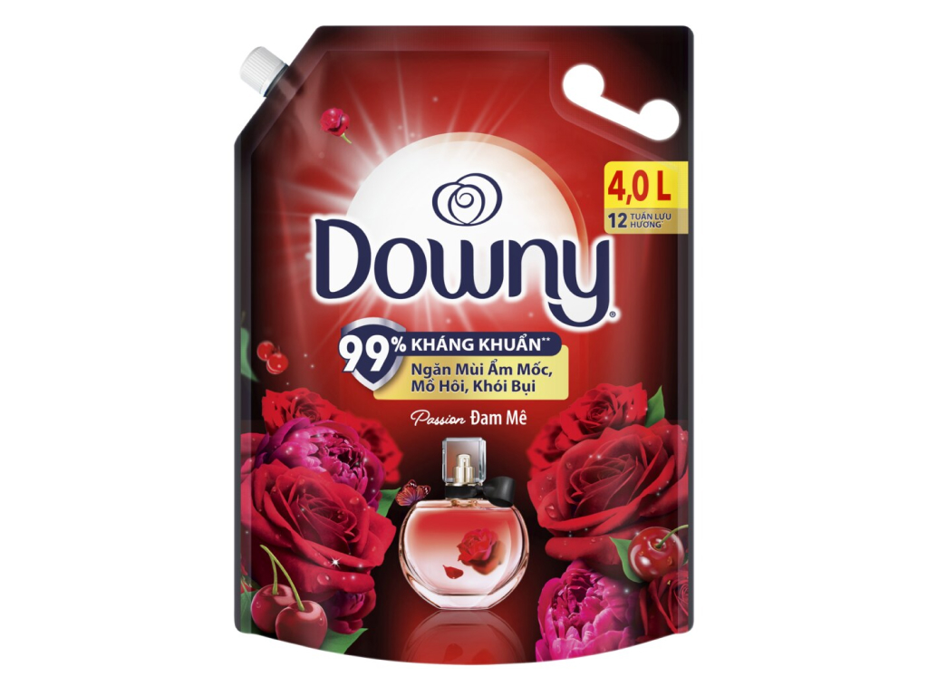 Downy Passion 4L Bag, Pearl scent, lasting all day