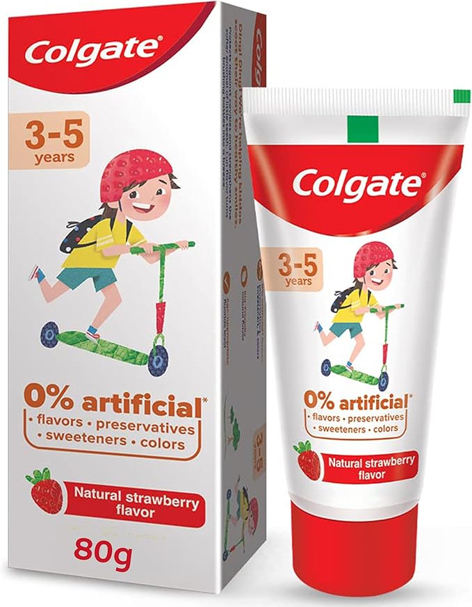 Colgate Toothpaste Kids Free From 3-5 Years Old 80g, 12pcs/ pack, 4 packs/ case