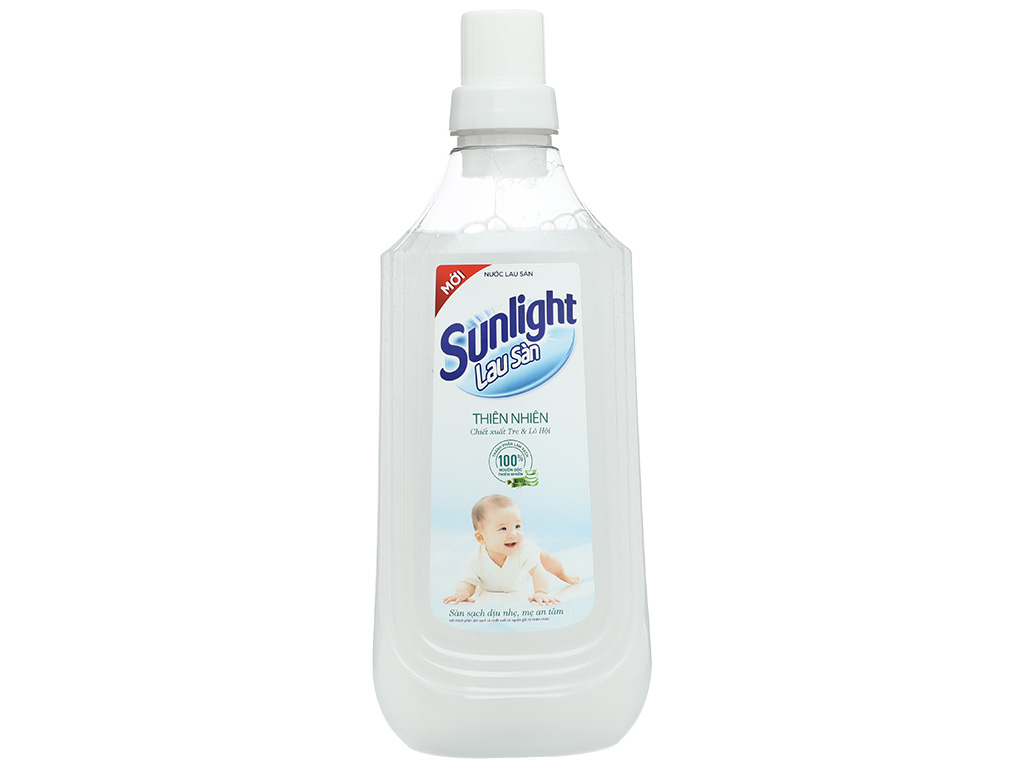 Sunlight Floor Cleaner Natural Floral 1kg Bottle - Clean,pleasant and deodorizing fragrance
