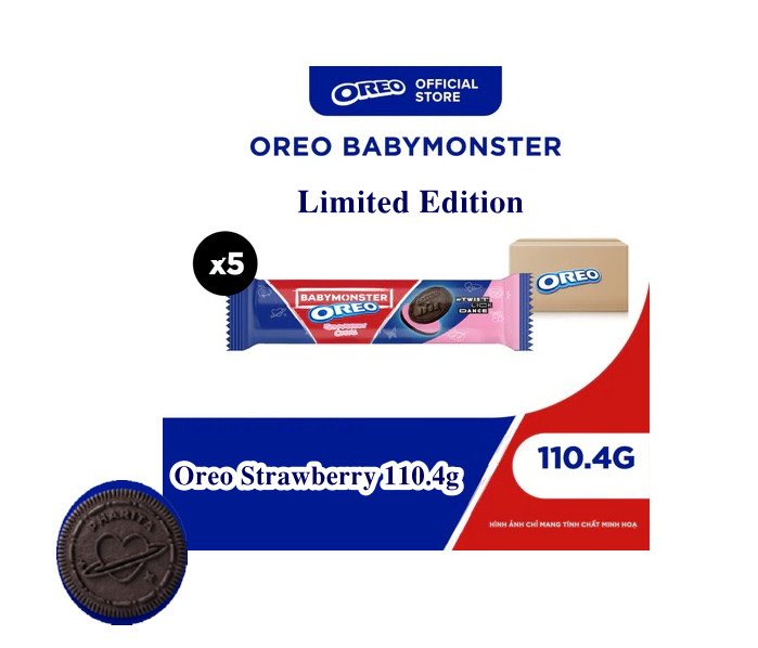 Oreo Babymonster Strawberry 110.4gr  Explosive flavor