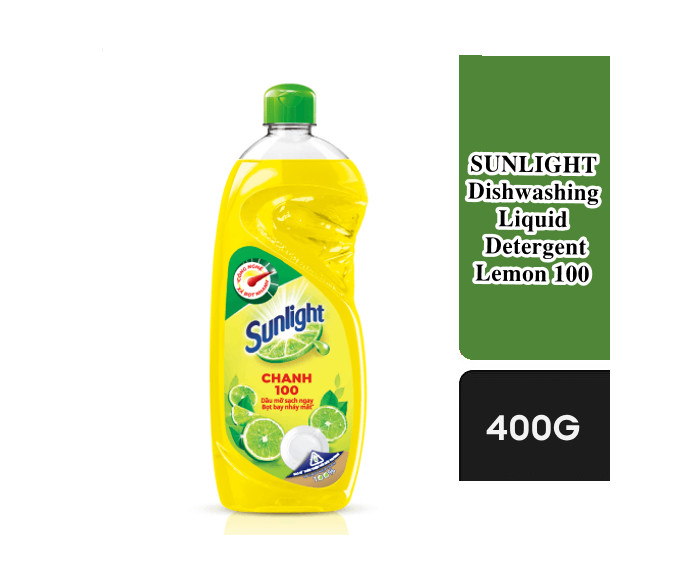 Sunlight Dishwashing Liquid Detergent Lemon 100 size 400g