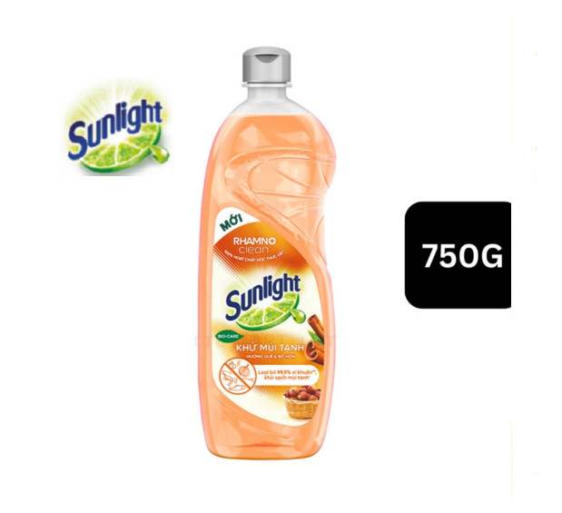 Sunlight Dishwashing Liquid Detergent Soapnut & Cinnamon Fragrance Bottle 750g Removes all stubborn grease stains 3 2 62