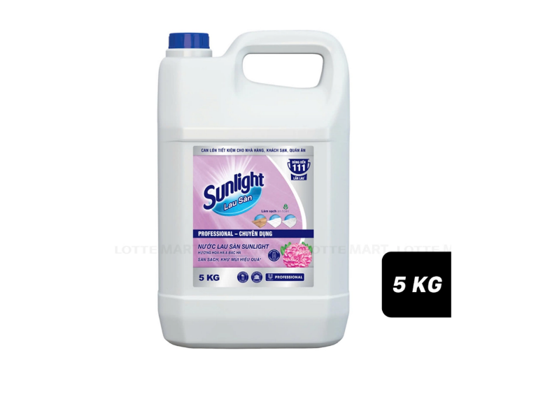 Sunlight  Professional Floor Cleaner Summer Floral & Mint 5kg Cans - Clean,pleasant and deodorizing fragrance