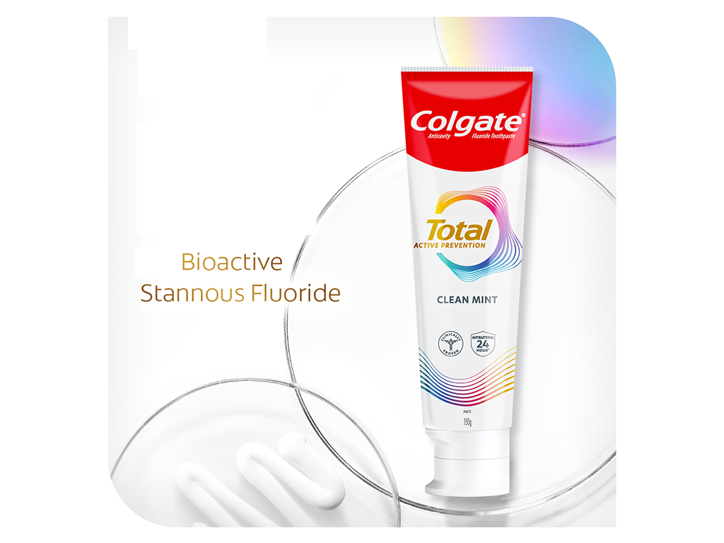 Colgate Toothpaste Total Active Clean Mint Paste 150g 6pcs/ pack, 8packs/ Case 4 3 22