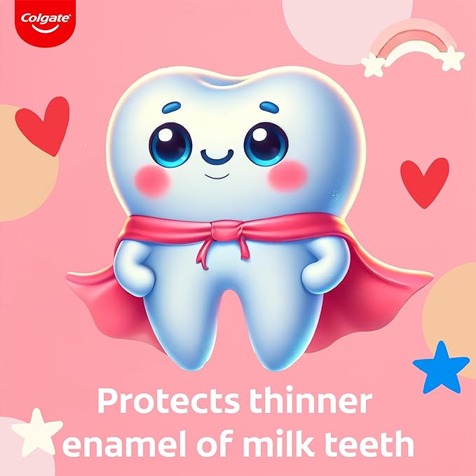 Colgate Toothpaste Kids Free From 3-5 Years Old 80g, 12pcs/ pack, 4 packs/ case 3 3 64