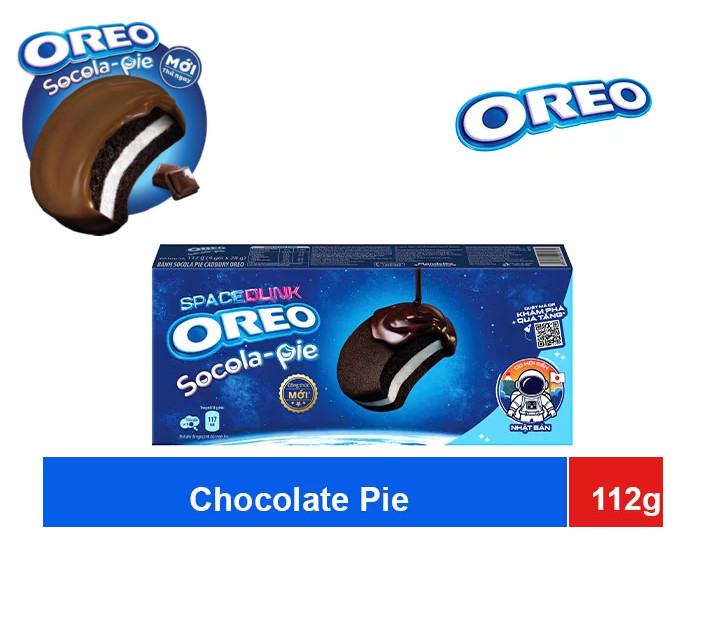 Cadbury Oreo Socola-Pie Marshmallow 112g delicious, rich in flavor