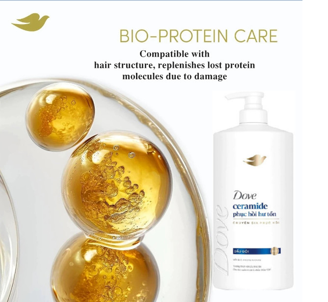Dove Shampoo Ceramide Damage Repair 880g x8 Bottles help strengthen the protective barrier 5 4 45