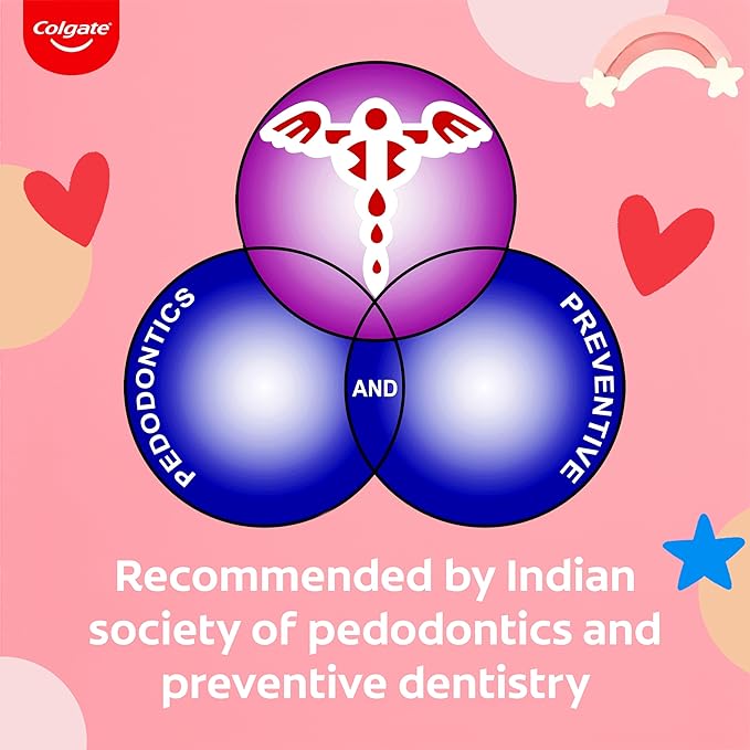 Colgate Toothpaste Kids Free From 3-5 Years Old 80g, 12pcs/ pack, 4 packs/ case 4 4 47