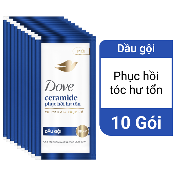 Dove Shampoo Ceramide Damage Repair 6g x840 Sachets help strengthen the protective barrier 5 5 31
