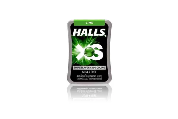 Halls XS Lime Sugar Free 12.6g/ Box, 288 Boxes/ Case