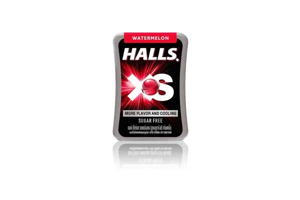Halls XS Watermelon Sugar Free 12.6g/ Box, 288 Boxes/ Case