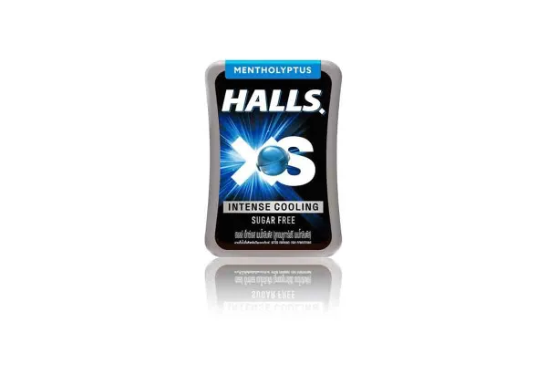 Halls XS Mentho - Lyptus Sugar Free 12.6g/ Box, 288 Boxes/ Case