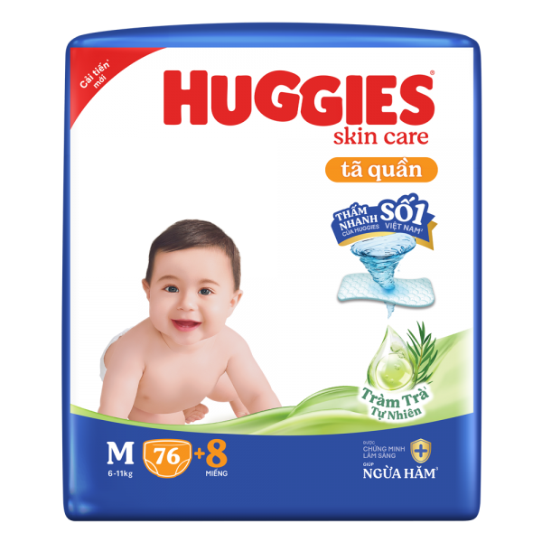 Huggies Dry Super Jumbo Skin Care From 6-11 kg M76 x 3bags