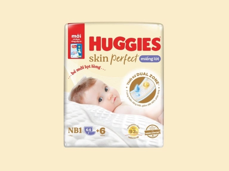 Huggies Newborn Skin Perfect NB1 64 x 8bags