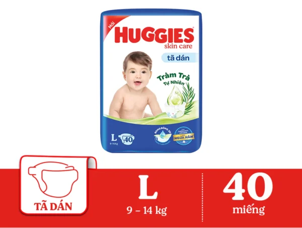 Huggies diapers Skin Care L40 x 4 bags