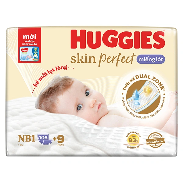 Huggies Newborn Skin Perfect NB1 108 x 4bags