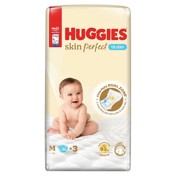 Huggies Diapers Skin Perfect M46 x 3bags