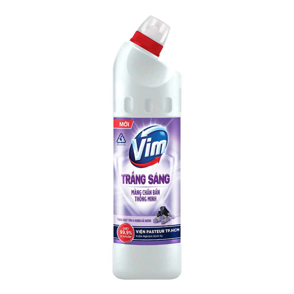 Vim Toilet Cleaner Lavender Charcoal 870ml x 16 Bottles
