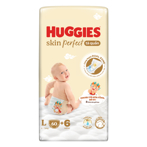 Huggies Pants Jumbo Skin Perfect L60 x 3 bags