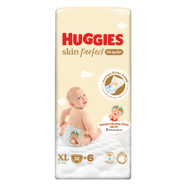Huggies Pants Jumbo Skin Perfect XL52 x 3 bags