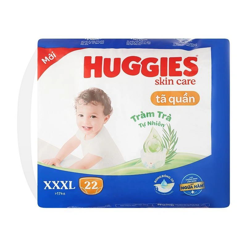 Huggies Dry Pants Jumbo Skin Care XXXL22 x 4 bags