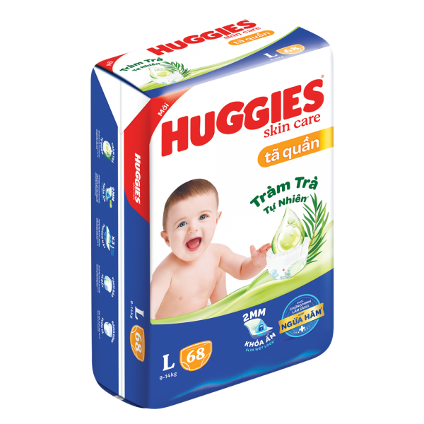 Huggies Dry Super Jumbo Skin Care From 9-14 kg L68 x 3bags 3 3 1