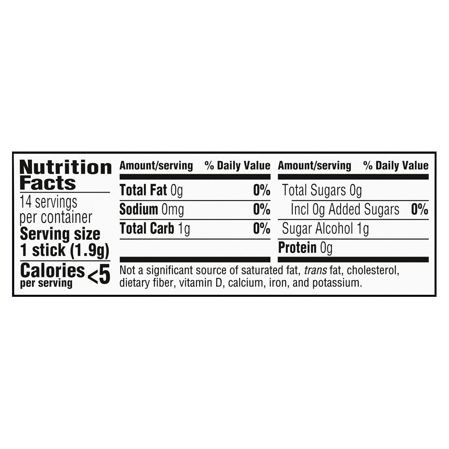 Trident Pocket Pack Original Sugar Free 28pcs/ box, 36 Boxes/ Case 3 3 4