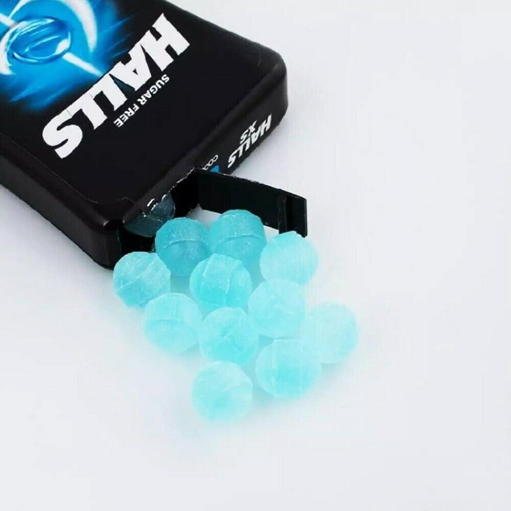 Halls XS Mentho - Lyptus Sugar Free 12.6g/ Box, 288 Boxes/ Case 4 3 5