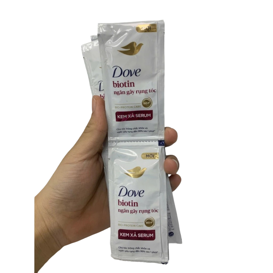 Dove Conditioner Biotin Anti Hair Fall 6g x840 Sachets Helps strengthen each hair strand