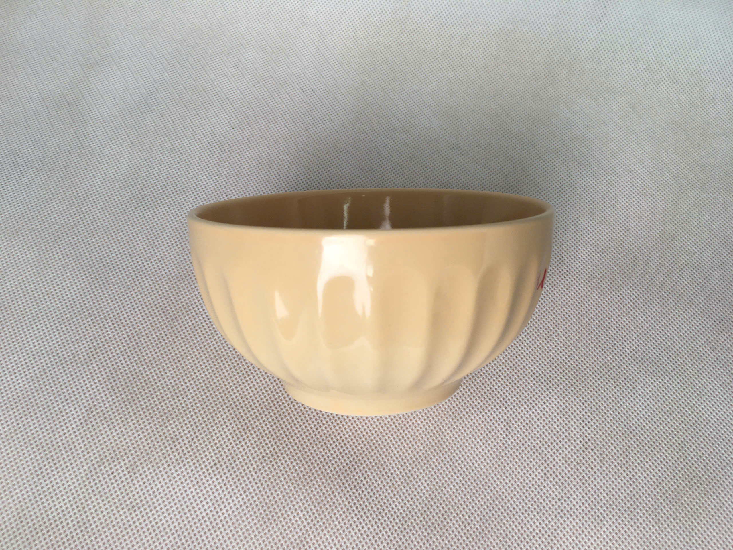 CERAMIC BOWL BEIGE COLOR