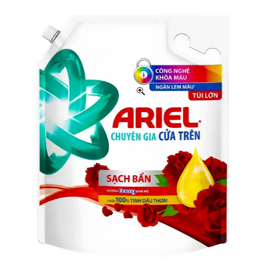Ariel Liquid Detergent Downy Passion Top Load Washing Machine 3.65kg x 4 bags